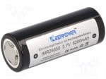 Акумулаторна батерия ACCU-IMR26650-5.2 Акум: Li-Ion; 26650; 3,7V; 5200mAh; O26,5x67mm; 30A